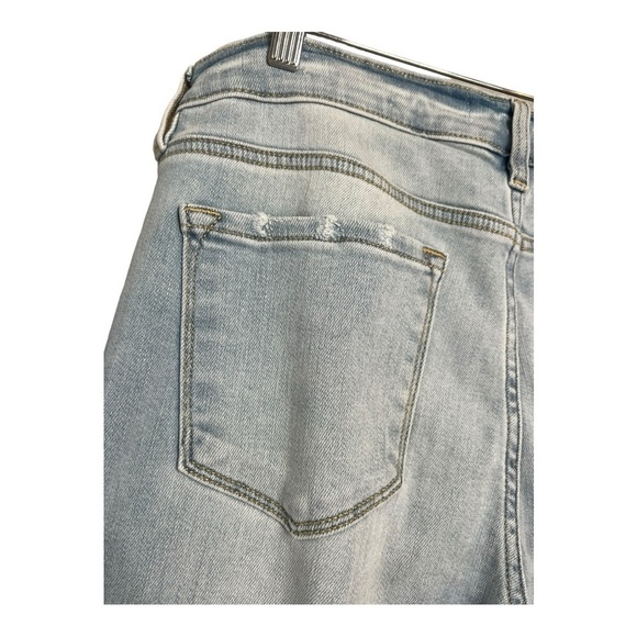 KanCan Light Stone Tapered Cut Off Cuffed Jeans Size 15/31 Style ML1457-2-SF - Picture 8 of 16